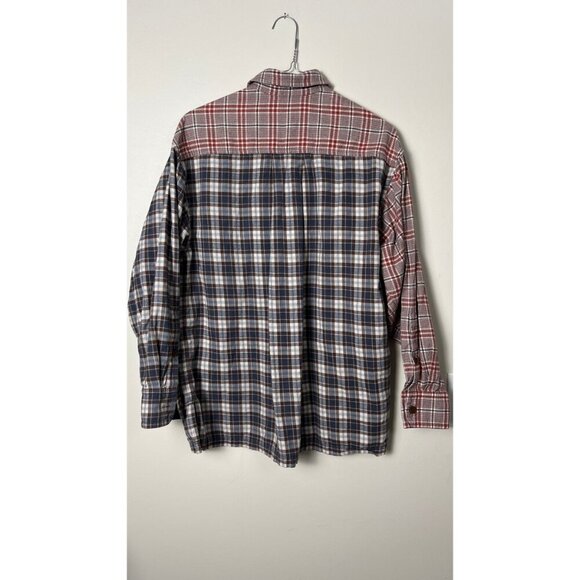 KENZO PARIS X NIGO 2 TONE PLAID OVERSIZED SHIRT S - Picture 7 of 13